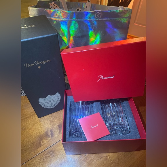 NWT Baccarat Harmonie Clear Crystal Glass Set of 2, Size: Large - Picture 3 of 8